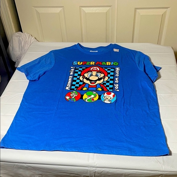 Nintendo Other - Nintendo Super Mario Blue T-Shirt authentic and hard to find